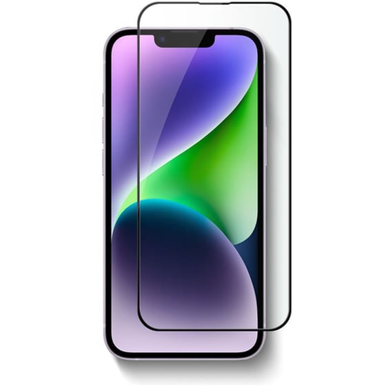 Προστατευτικό οθόνης Apple iPhone 13/13 Pro/14 - Vivid Full Face Tempered Glass - Black image 0