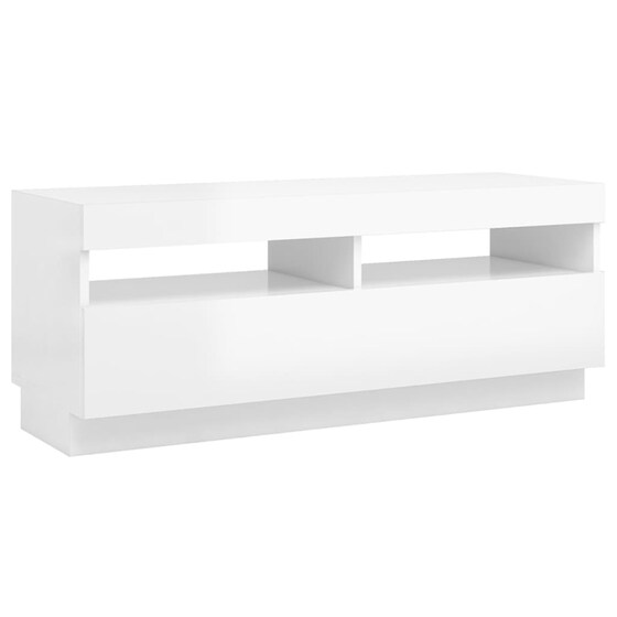 Έπιπλο Τηλεόρασης  VidaXL από Μοριοσανίδα 100x35x40 cm - Λευκό image 7