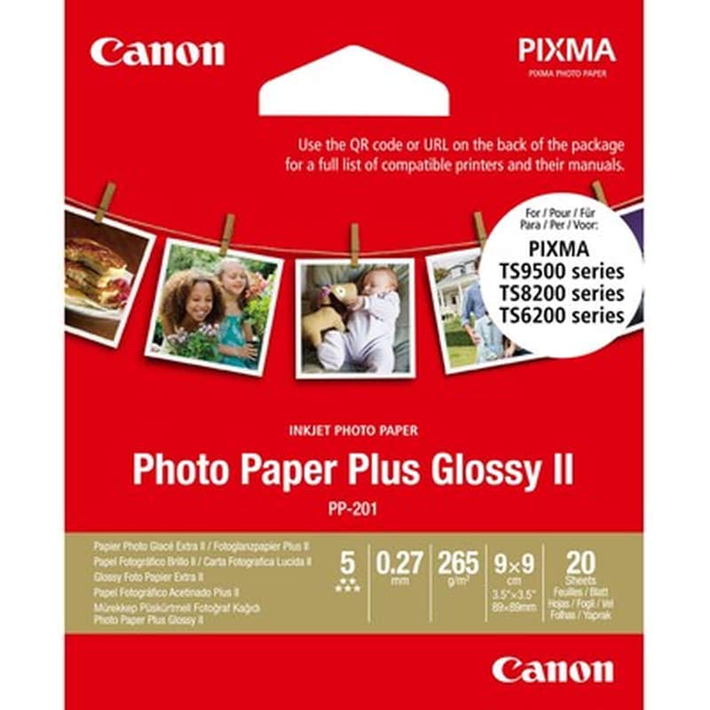 Εικόνα από Canon Photo Paper Plus (pp-201) 3,5x3,5 Inch 265 G/m2 20sh (2311b070) (can-pp201-3)