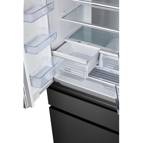 HISENSE RF540N4SBF2 Total No Frost 480 Lt Μαύρο Ψυγείο Ντουλάπα image 6