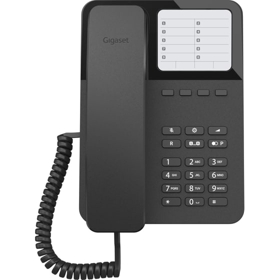 Ενσύρματο Τηλέφωνο Gigaset DESK 400 - Μαύρο image 0
