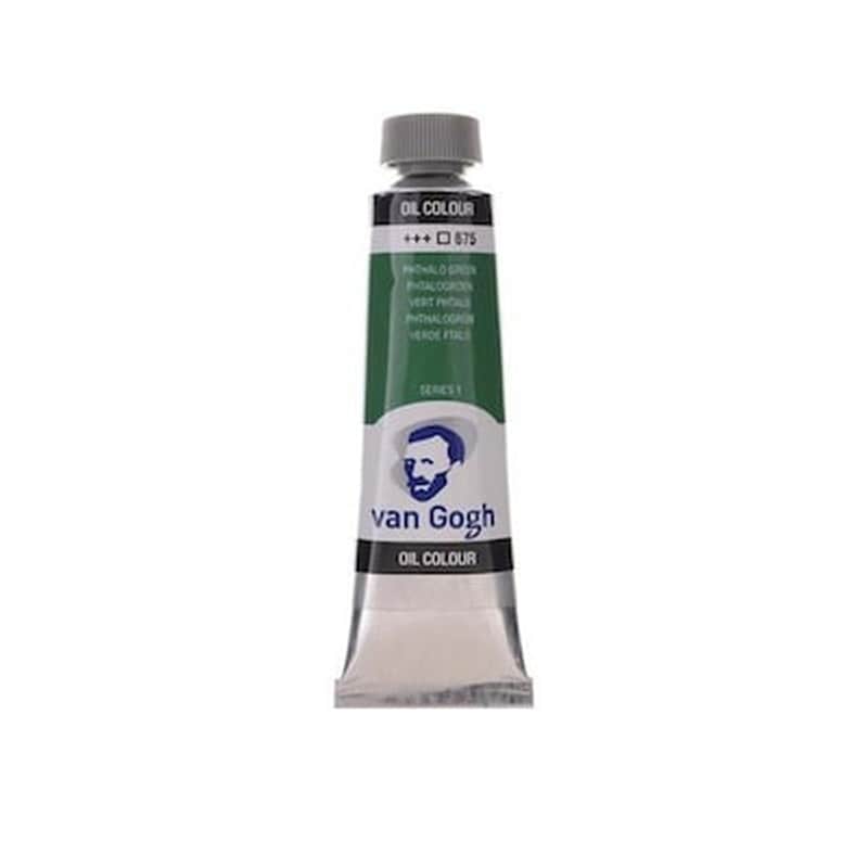 Talens Van Gogh Χρώματα Λαδιού 60ml (675-phthalo Green)