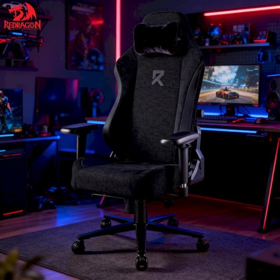 Καρέκλα Gaming Redragon C505 Υφασμάτινη Μαύρη image 1