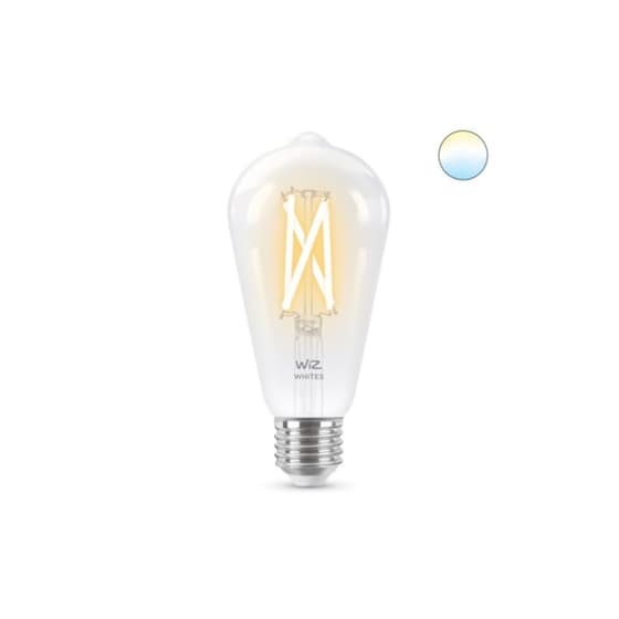 Έξυπνη Λάμπα LED WiFi WiZ ST64 E27 60W Filament Clear - Λευκό image 0