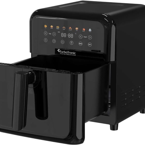 TURBOTRONIC TT-AF190 με Αποσπώμενο Κάδο 1600 W 6 L Μαύρο Φριτέζα Αέρος image 1