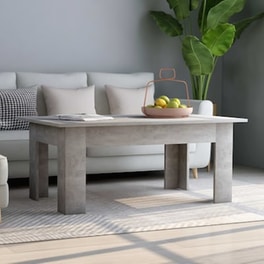 Τραπεζάκι Σαλονιού VidaXL από Μοριοσανίδα 100x60x42cm - Γκρι