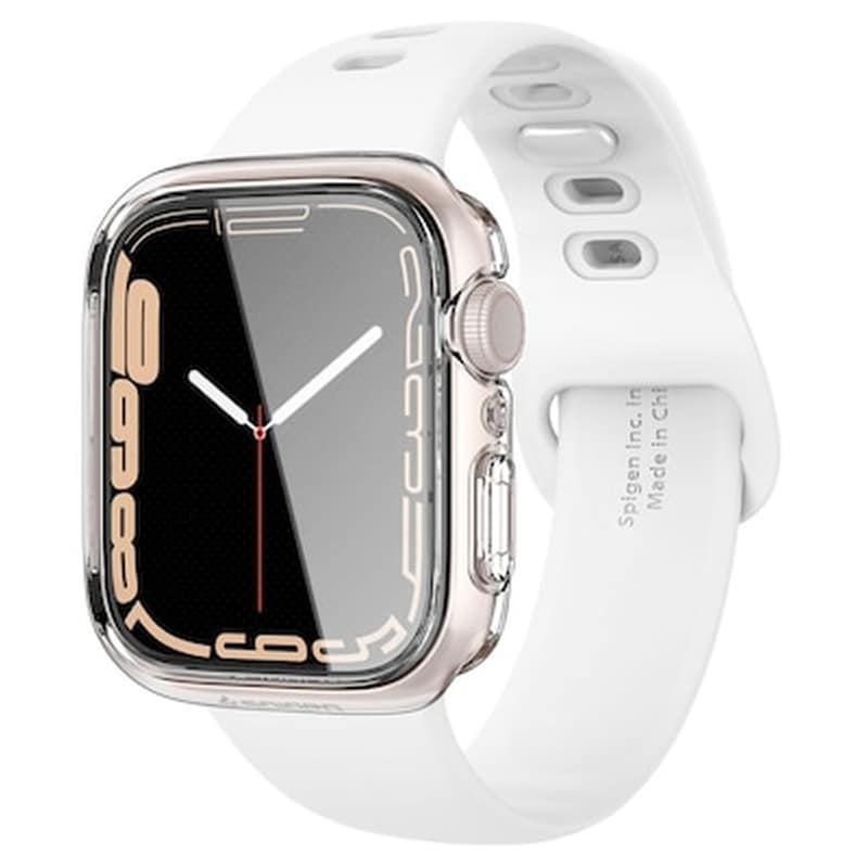 Spigen Θήκη Ultra Hybrid Apple Watch 7 45mm – Crystal Clear (acs04180)