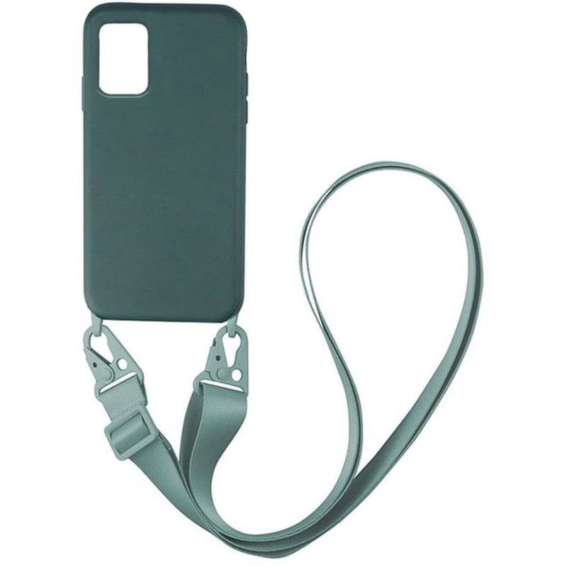 Θήκη Samsung Galaxy A71 - Sonique Carryhang Liquid Silicone Strap - Πράσινο
