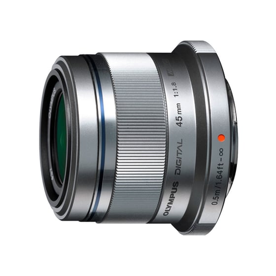 Olympus M.Zuiko 45mm f/1.8 - Olympus lens - Ασημί image 0