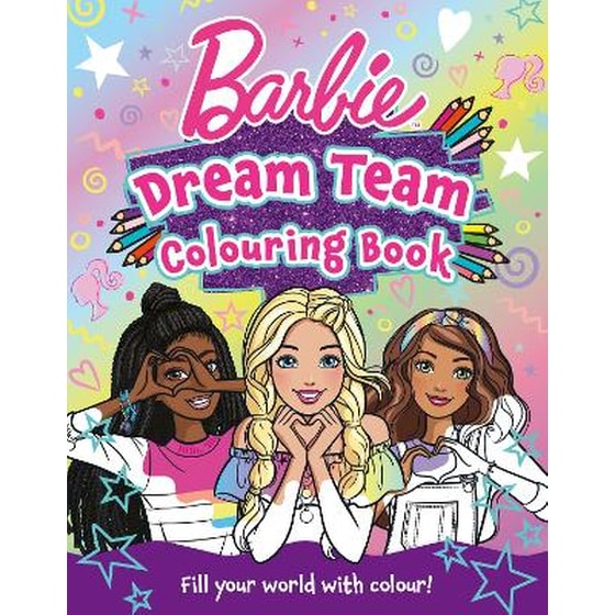 Barbie Dream Team Colouring Book image 0