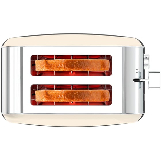 TAURUS VINTAGE II 2 Θέσεων 950W Μπεζ Φρυγανιέρα image 2