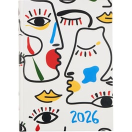 Ημερολόγιο Ημερήσιο Coolbee 2026 Face All Over 11x16.5cm