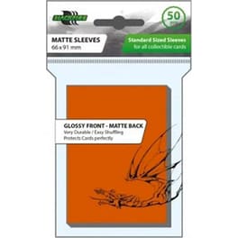 Blackfire Standard Card Sleeves Orange (50 Sleeves)