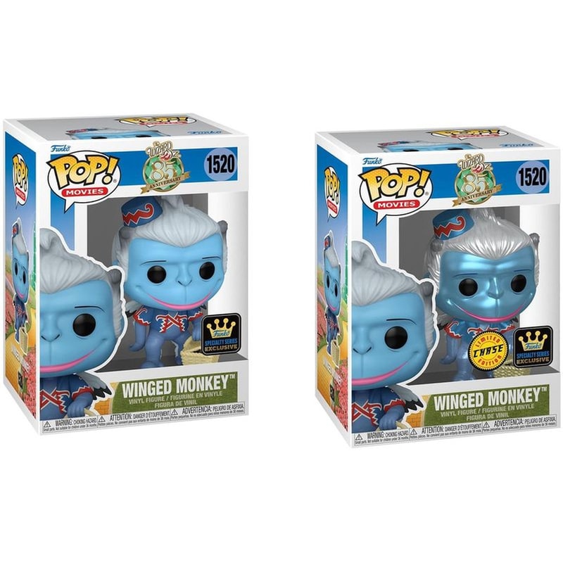 FUNKO Φιγούρες Funko Pop! Bundle Of 2: The Wizard Of Oz - Winged Monkey #1520 And Chase (specialty Series)