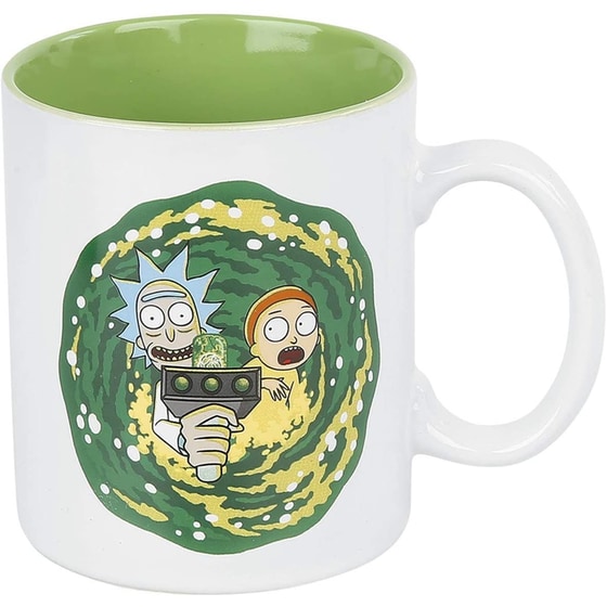Σετ Κούπα με Ποτήρι & 2 Σουβέρ GB Eye Portal Κεραμική - Rick Sanchez & Morty Smith image 1