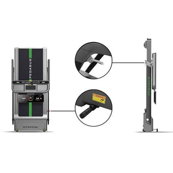 Pegasus RunFlex Ηλεκτρικός Αναδιπλούμενος Διάδρομος Γυμναστικής 3hp για Χρήστη έως 120kg image 4