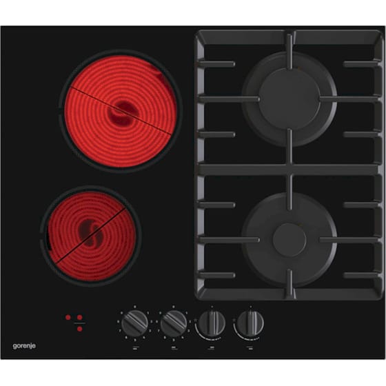 GORENJE 734118 60 cm Μαύρο Εστία Μεικτή Αυτόνομη image 2