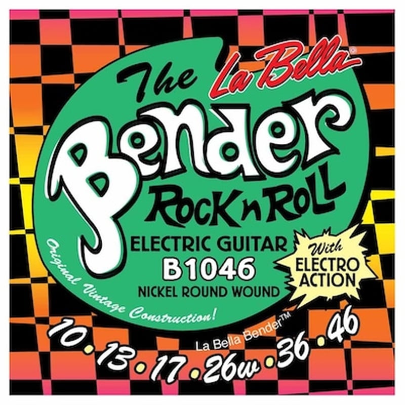 LA BELLA Σετ 6 Χορδές Ηλεκτρικής Κιθάρας La Bella Super Bender 010 - 046