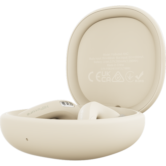 Ακουστικά Bluetooth HiFuture FlyBuds4 AI - Latte image 2