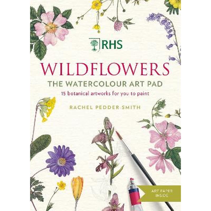 RHS Wildflowers Watercolour Art Pad