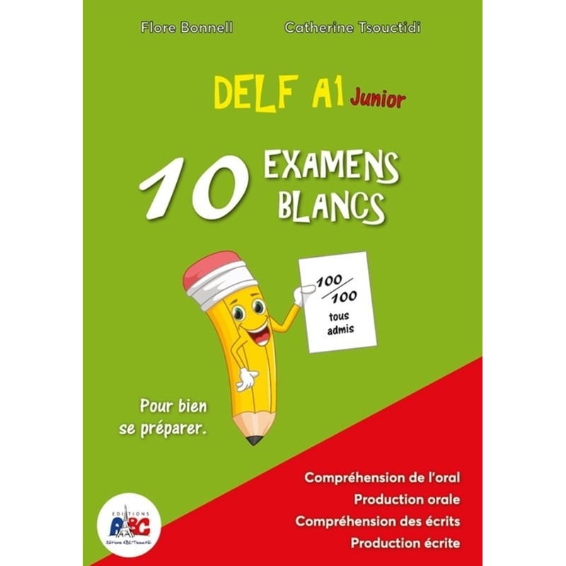 Delf Junior A1 - 10 Examens Blancs