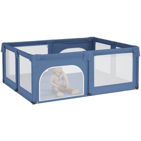 Παρκοκρέβατο VidaXL Navy Μπλε image 5