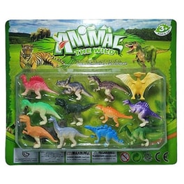 Καρτελα Δεινοσαυρακια 25x21cm Toymarkt 913084