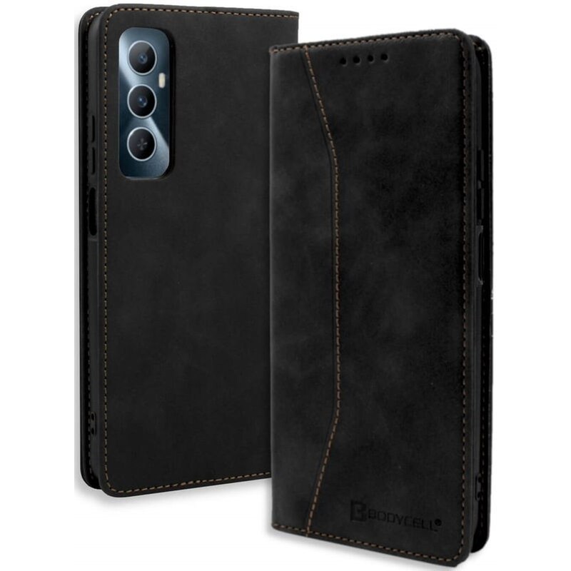 BODYCELL Θήκη Realme C65 4G - Bodycell Book Case Πορτοφόλι - Black
