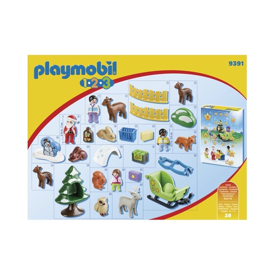 PLAYMOBIL® Χριστουγεννιάτικο Ημερολόγιο-Χριστούγεννα Στο Δάσος (9391) image 3