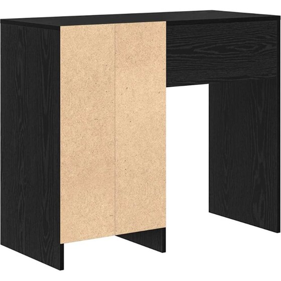 Γραφείο VidaXL από Επεξεργασμένο Ξύλο 90x37,5x75 cm - Μαύρη Οξιά image 6