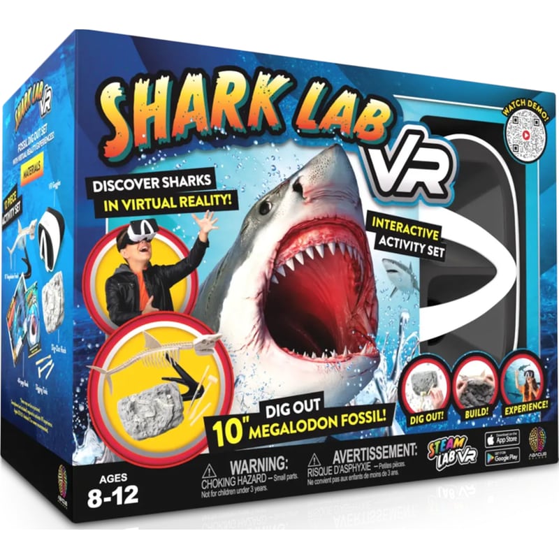 Επιστημονικό σετ Abacus Brands Shark Lab Vr – Πλήρης Έκδοση – Περιλαμβάνει Γυαλιά Vr