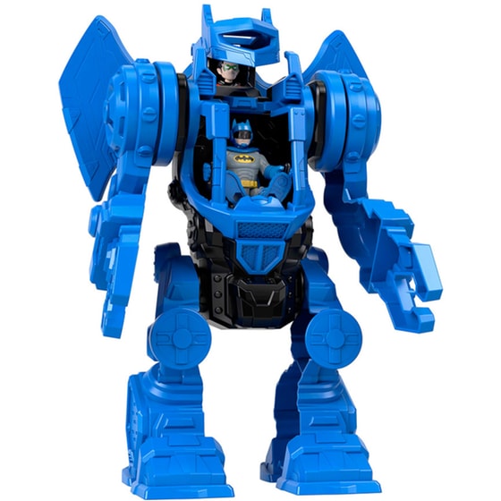 Fisher-Price Σετ Παιχνιδιού Imaginext Κέντρο Διοίκησης Ρομπότ με Αποσπώμενο Ρομπότ & Φιγούρες Δράσης  Batman/Robin image 2
