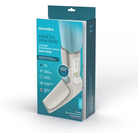 Συσκευή Μασάζ Πιεσοθεραπείας Homedics Modulair SR-CMF10H Για Πόδια - Γκρι image 1