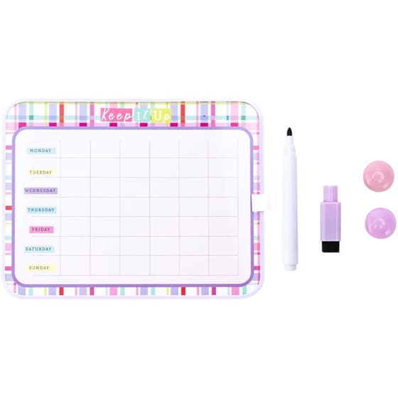 Πλάνο Εβδομαδιαίο Posh+Pop Μαγνητικό Dry Erase Colourful image 2