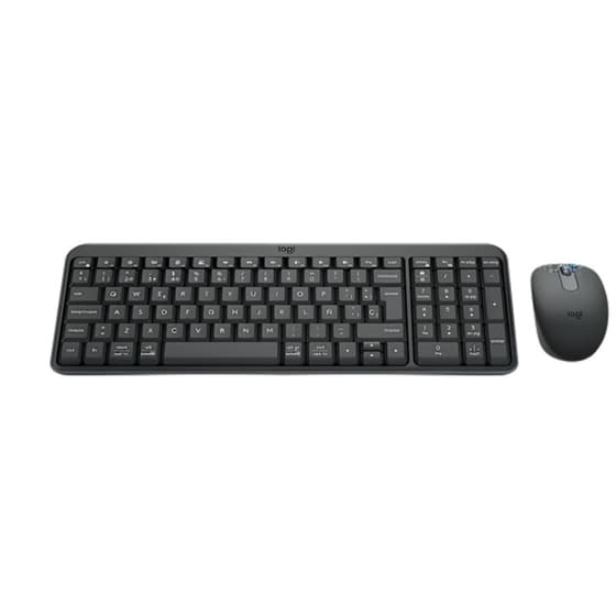 Logitech MK250 Ασύρματο Bluetooth Μηχανικό Πληκτρολόγιο Μαύρο (US) image 2