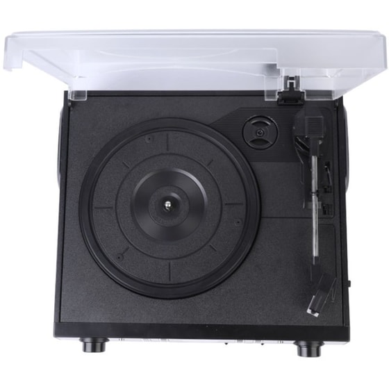 Πικάπ Akai ATT-15C με Ενσωματωμένα Ηχεία και Bluetooth/USB/Κάρτα SD/Ραδιόφωνο FM/AUX - Μαύρο image 1