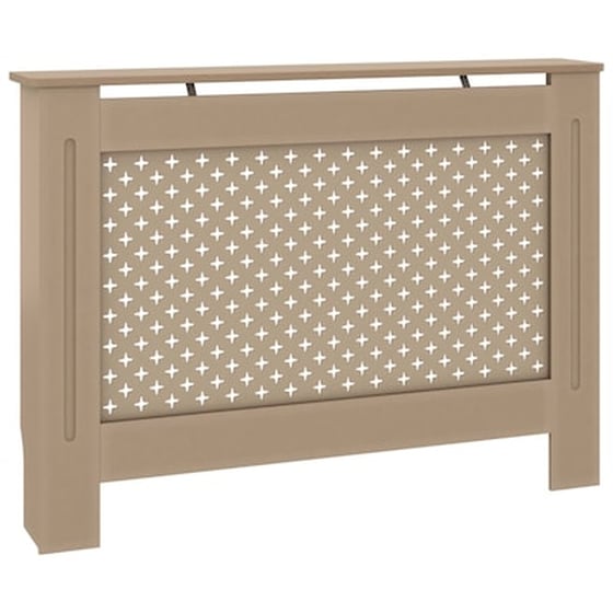 Vidaxl Κάλυμμα Καλοριφέρ 112 X 19 X 81 Εκ. Από Mdf image 2