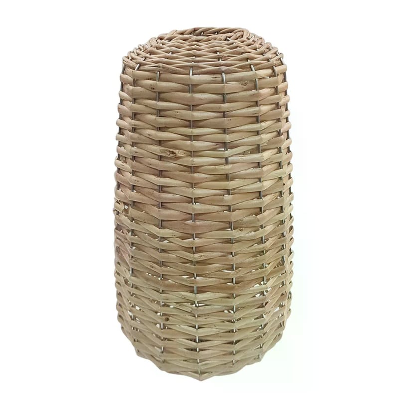 DECOSTAR Διακοσμητικό Βάζο Mod 61164 Ψάθινο Φ20x38.5 cm - Μπεζ