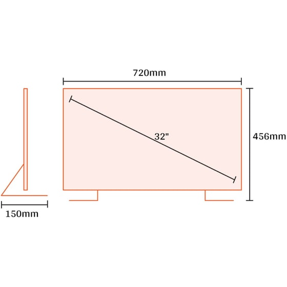 Thomson LED 32" HD Ready Τηλεόραση 32HD2S13 image 1