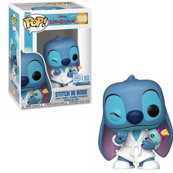 Funko Pop! Disney - Lilo & Stitch - Stitch in Robe #1608 (Exclusive) image 1