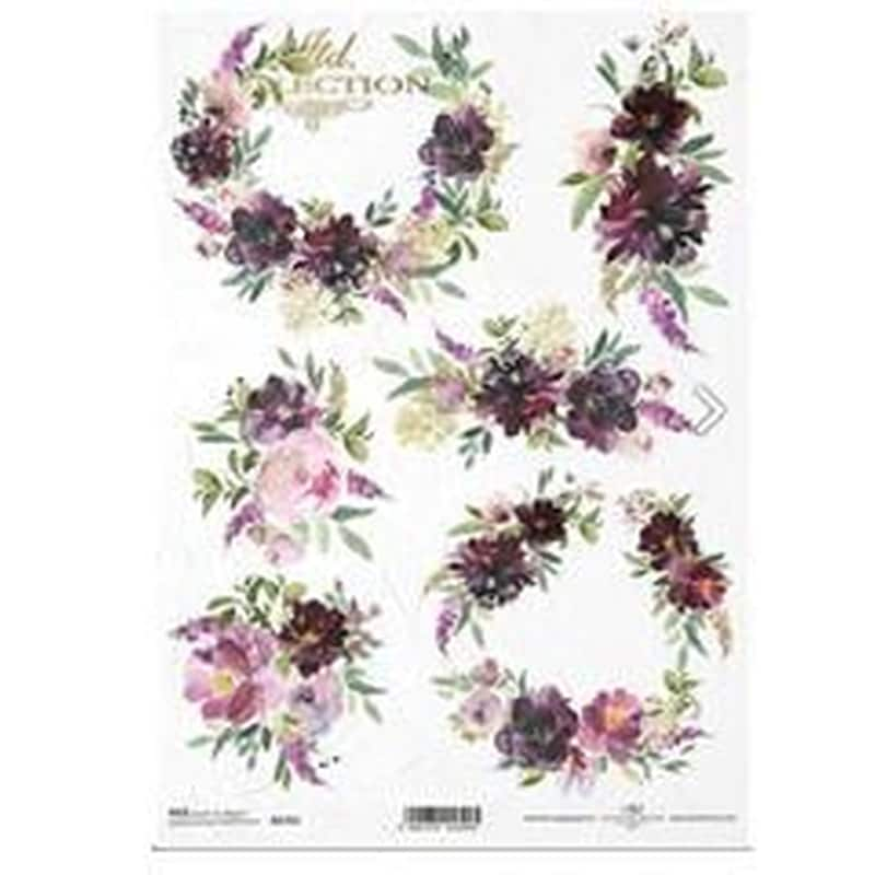 ΝΕΧΤ Ριζόχαρτο flowers, Bouquets 21x29.7εκ. (itd-r1751)