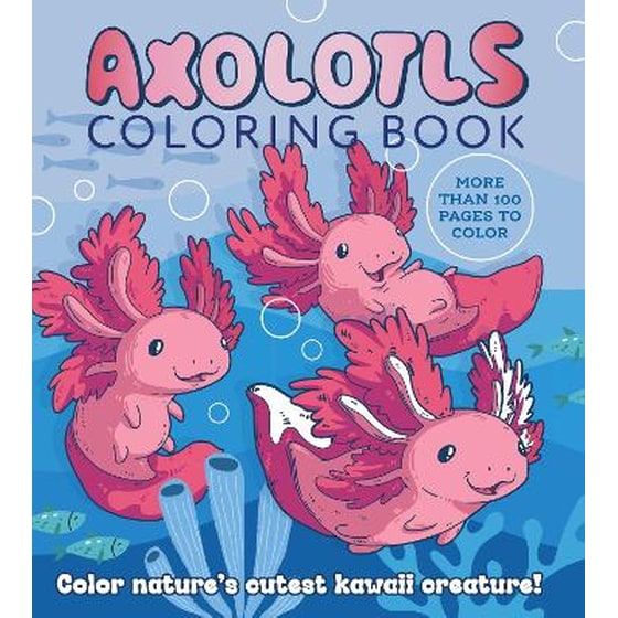 Axolotls Coloring Book image 0