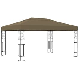 Vidaxl Κιόσκι Taupe 3 X 4 Μ. Υφασμάτινο