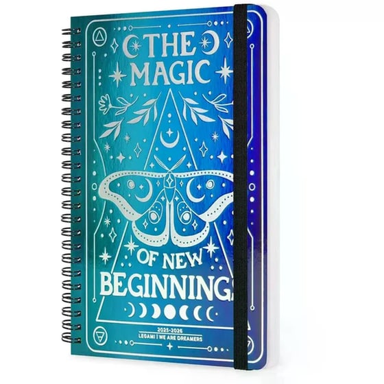 Ημερολόγιο Εβδομαδιαίο Legami 2026 16Μ Large Spiral Moth image 3