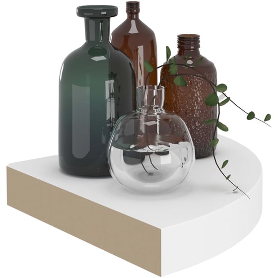 Ράφια Τοίχου VidaXL από MDF Σετ 4 Τμχ 25x25 cm - Λευκό image 6