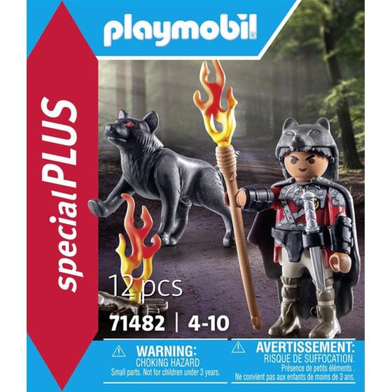 PLAYMOBIL® Special Plus Πολεμιστής με Λύκο (71482) image 1