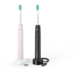 Σετ Ηλεκτρικές Οδοντόβουρτσες PHILIPS Sonicare 3100 Series - Μαύρο/Ροζ