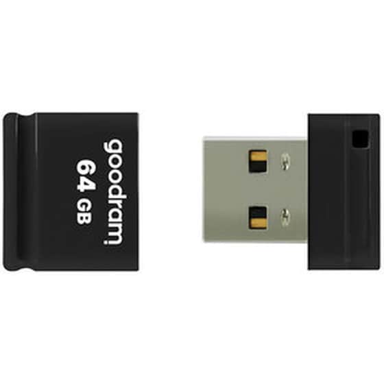 Goodram 64GB USB 2.0 Stick - Μαύρο image 2