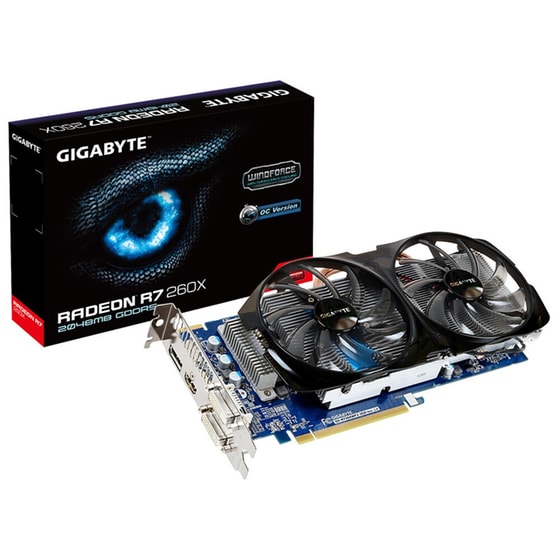 Κάρτα γραφικών Gigabyte Radeon R7 260x WF 2GB Rev 1.0 (GV-R726XWF2-2GD) image 0