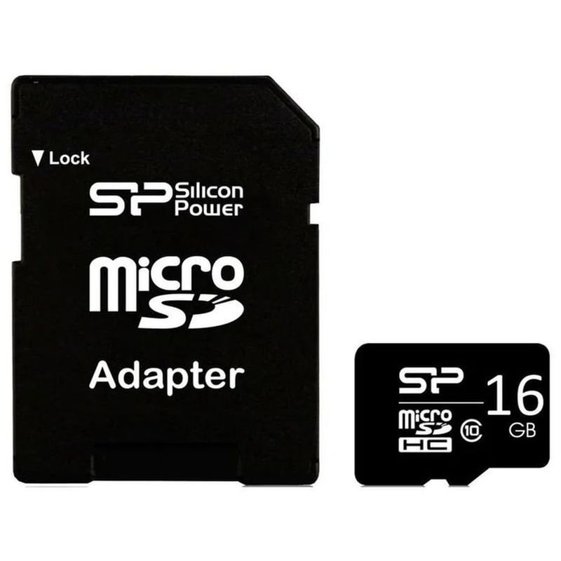 Silicon Power Sp016gbsth010v10sp Memory Card 16GB MicroSDHC Class 10 UHS-I